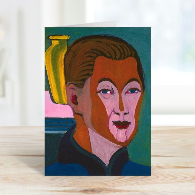 Carte Autoportrait | Ernst Ludwig Kirchner (Créateur téléchargé)