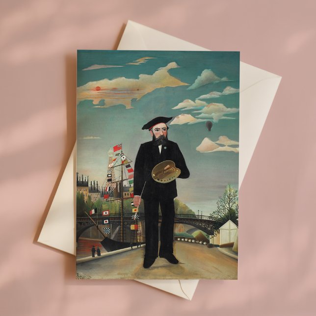 Carte Autoportrait | Henri Rousseau (Créateur téléchargé)