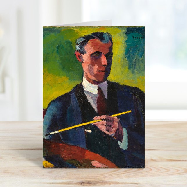 Carte Autoportrait | Henry Lyman Saÿen (Créateur téléchargé)