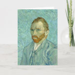 Carte Autoportrait | Vincent Van Gogh<br><div class="desc">Self-Portrait (1889) de l'artiste post-impressionniste néerlandais Vincent Van Gogh. Van Gogh s'est souvent utilisé comme modèle pour pratiquer la peinture artistique. C'était la dernière de ses nombreux autoportraits,  peints seulement quelques mois avant sa mort. Utilisez les outils de conception pour ajouter du texte personnalisé ou personnaliser l'image.</div>