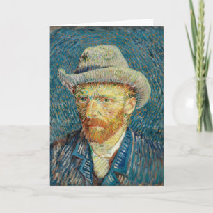 Carte Autoportrait   Vincent van Gogh