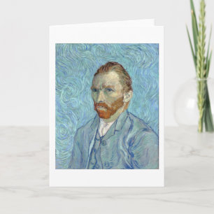 Carte Autoportrait, Vincent van Gogh, 1889