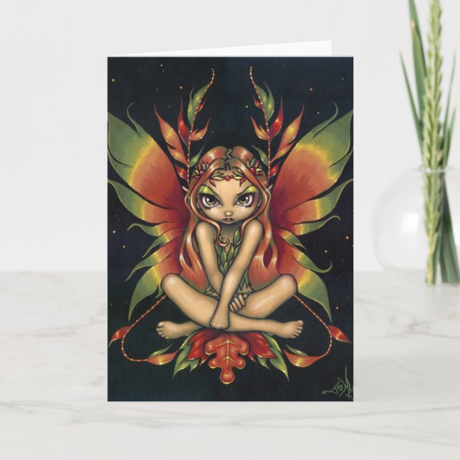 Carte "Autumn night fairy" (Devant)