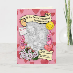 Carte Aux grands-parents du monde