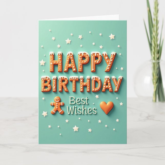 Carte aux Paillettes Joyeuses (Devant)