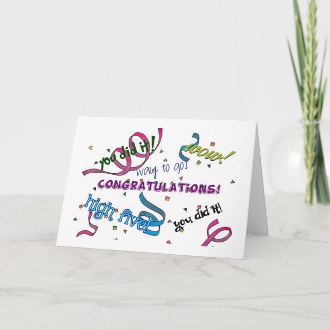 CARTE **AVAIT UN BÉBÉ** **CARTE DE FÉLICITATIONS** (Devant)