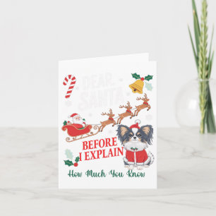 Carte Avant D'Expliquer Combien Vous Connaissez Xmas Pap