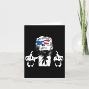 Carte (avant et arrière) Trump 2024 Us American American