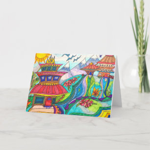 Carte Avec amour du Népal