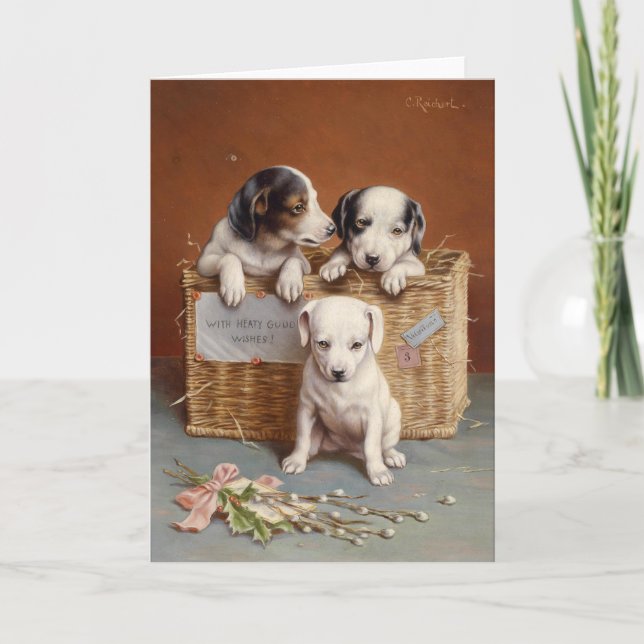 Carte Avec des souhaits de Guud Heaty | Carl Reichert (Devant)