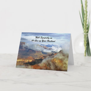 Carte Avec la perte de sympathie du mari, nuages du Gran