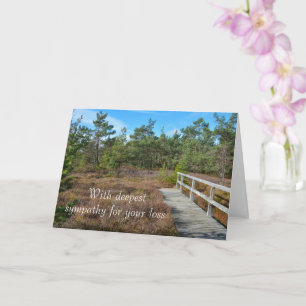 Carte Avec la plus profonde sympathie - Black Moor