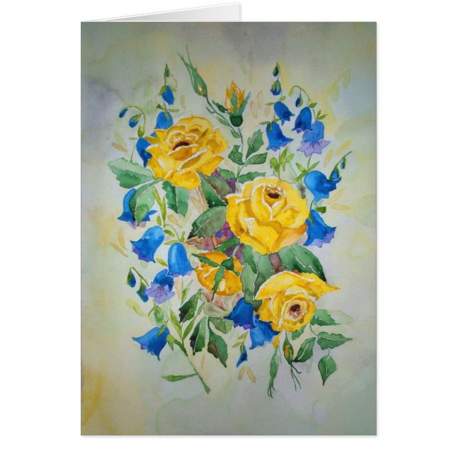 Carte avec le poème romantique à l'intérieur (Devant)