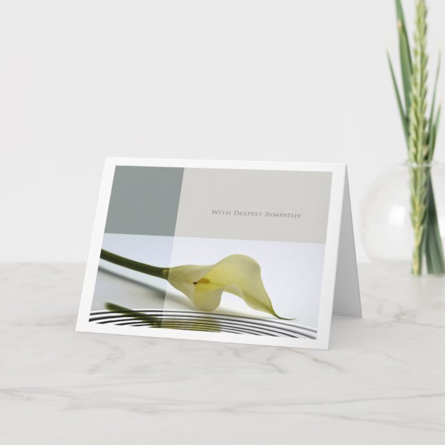 Carte avec profonde sympathie (Devant)