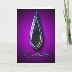 Carte Avec Sympathie En Temps De Perte