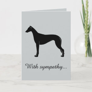 Carte Avec sympathie : Perte de votre Greyhound