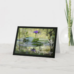 Carte Avec Sympathie, Simplement exprimé ses condoléance