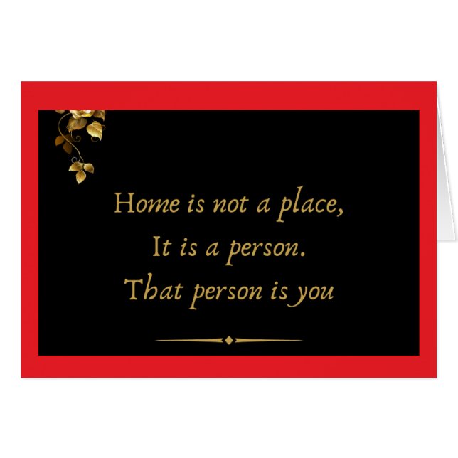 Carte avec texte (Devant horizontal)