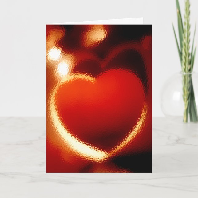 Carte ... avec tout mon coeur (Devant)