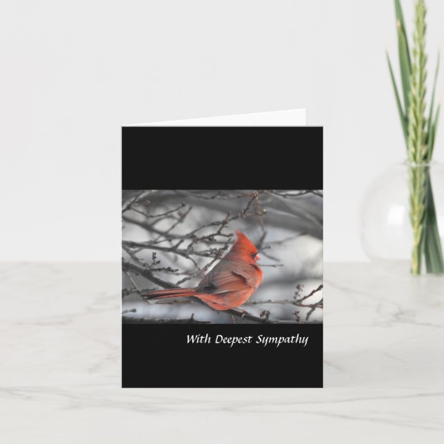 Carte Avec une profonde sympathie (Devant)