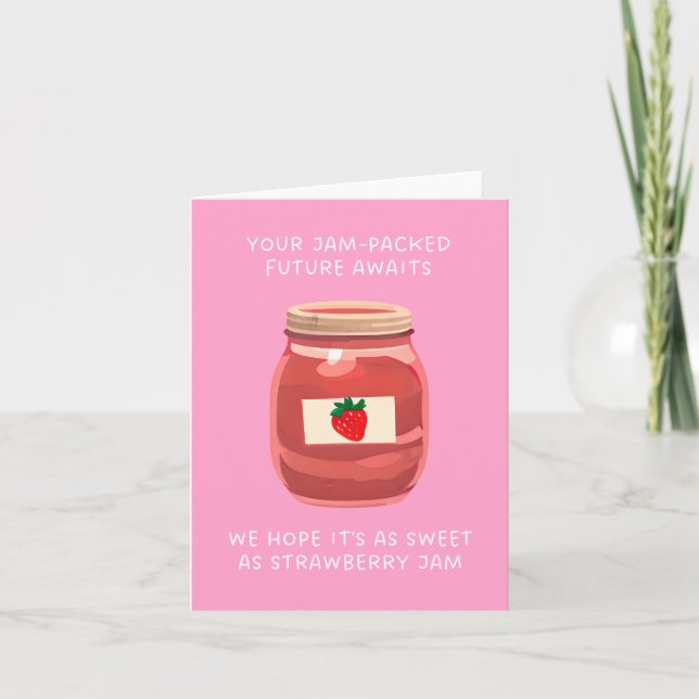 Carte avenir pleine de confiture (Devant)