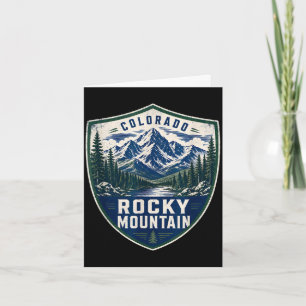 Carte Aventure de plein air Colorado montagne rocheuse r