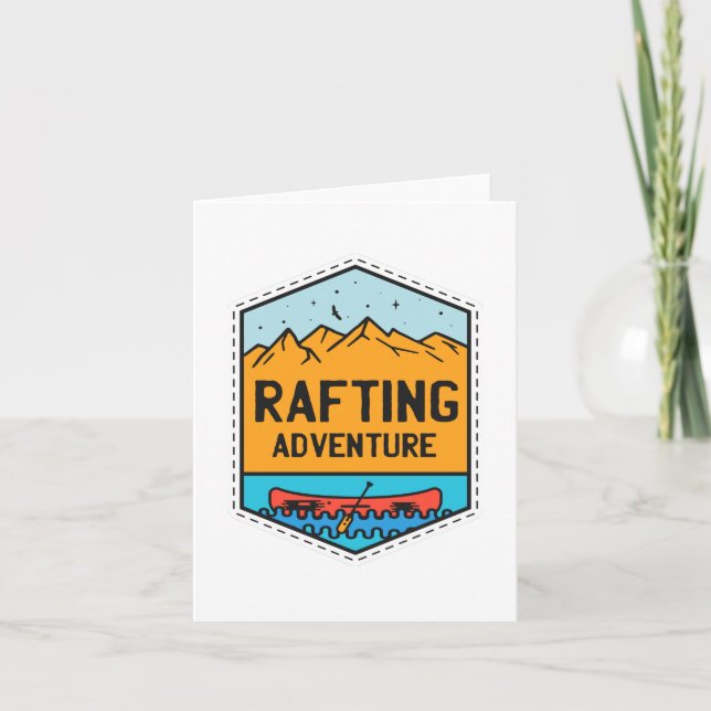 Carte Aventure de Rafting (Devant)