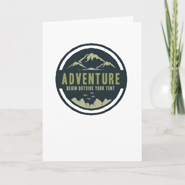 Carte Aventure Débutez devant votre tente (Devant)