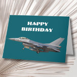 Carte Avion Avion Avion Avion Avion Avion Pilote Militai<br><div class="desc">Célébrez un anniversaire spécial dans le style de vol élevé avec cette carte d'anniversaire d'avion Jet Fighter! Avec une photo d'un puissant jet qui s'envole dans le ciel, cette carte est parfaite pour les amateurs d'aviation, les fans militaires, les pilotes ou toute personne qui aime le plaisir du vol. L'audacieux...</div>