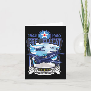 Carte Avion de chasse F6f Hellcat de la Seconde Guerre m