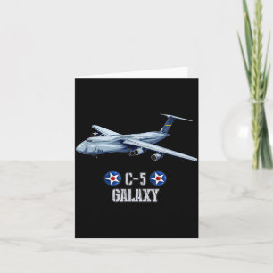 Carte Avion de transport militaire américain C-5 Galaxy