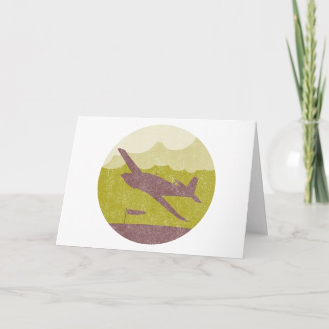 Carte Avion vintage (Devant)