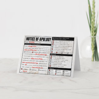 Carte Avis d'excuses de Rickroll Astley