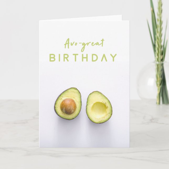 Carte Avo Grand Anniversaire | Avocat Moderne Blague Drô (Devant)