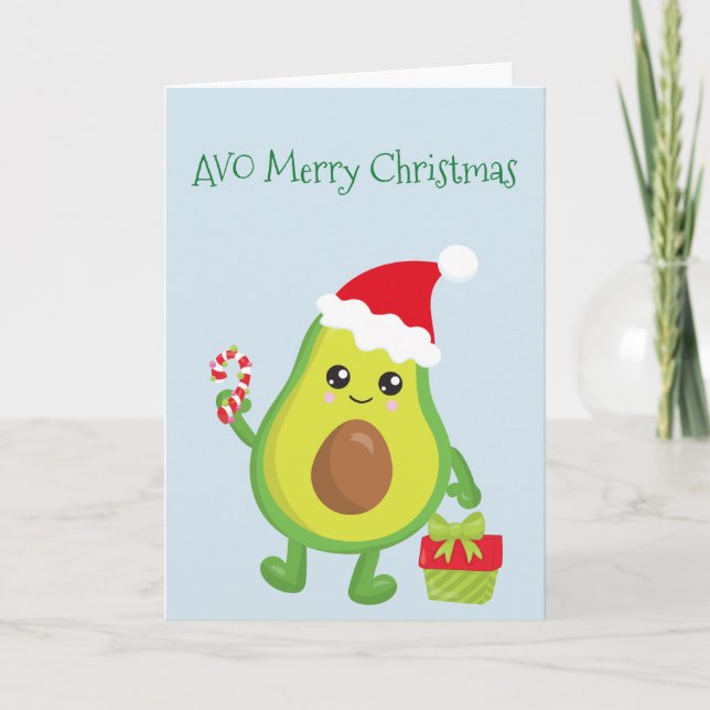 Carte Avo Joyeux Noël Vacances Avocat (Devant)