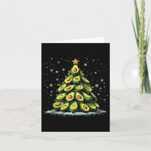 Carte Avocado Noël Arbre Xmas Végétal Pour Hommes Femmes