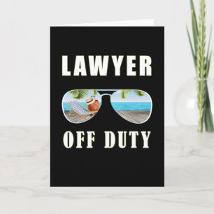 Carte Avocat hors service lunettes de soleil vacances pa