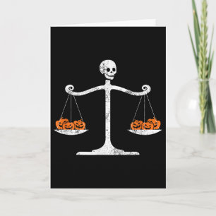 Carte Avocat squelette Halloween Sarcasme Étudiant en dr