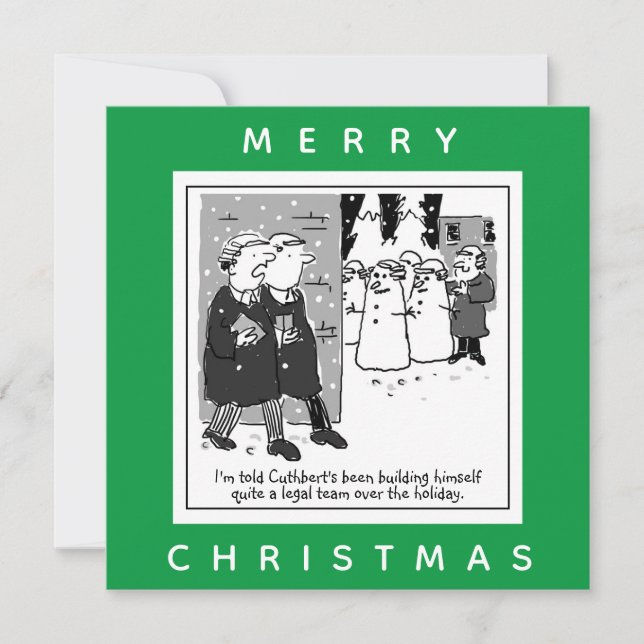 Carte Avocats de l'équipe juridique des Snowmen (Devant)