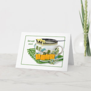 Carte Avoir De La Soupe De Nouilles De Poulet