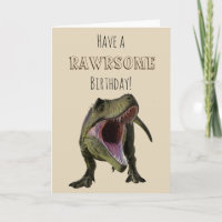 Avoir un Anniversaire Rawsome T-rex Tyrannosaurus