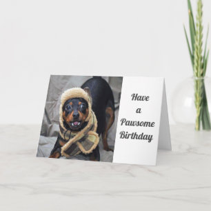 CARTE AVOIR UN **PAWSQUY ANNIVERSAIRE**