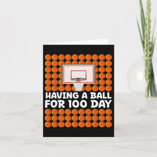 Carte Avoir Une Balle Pour 100 Jours De Basket-Ball 10