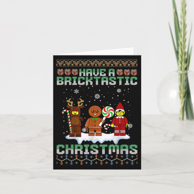 Carte Avoir Une Brickastic Bâtiment De Noël Brickastic B (Devant)