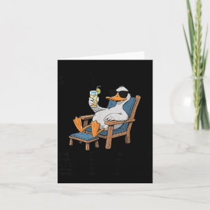 Carte Avoir une ouïe sélective humour de canard sarcasti