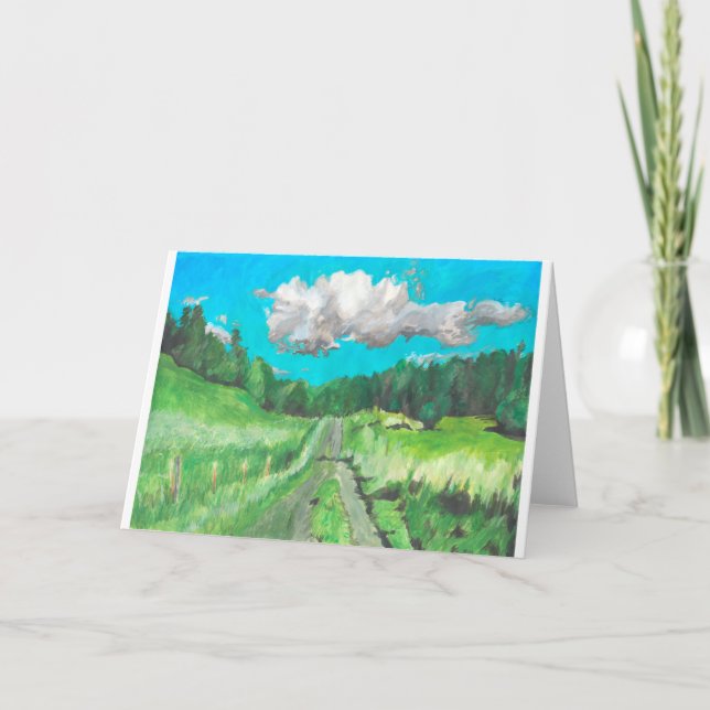 Carte "Avril à Benbow" par Amber Larsen (Devant)