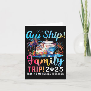 Carte Aw Ship ! C’est un voyage en famille 2025 Famille
