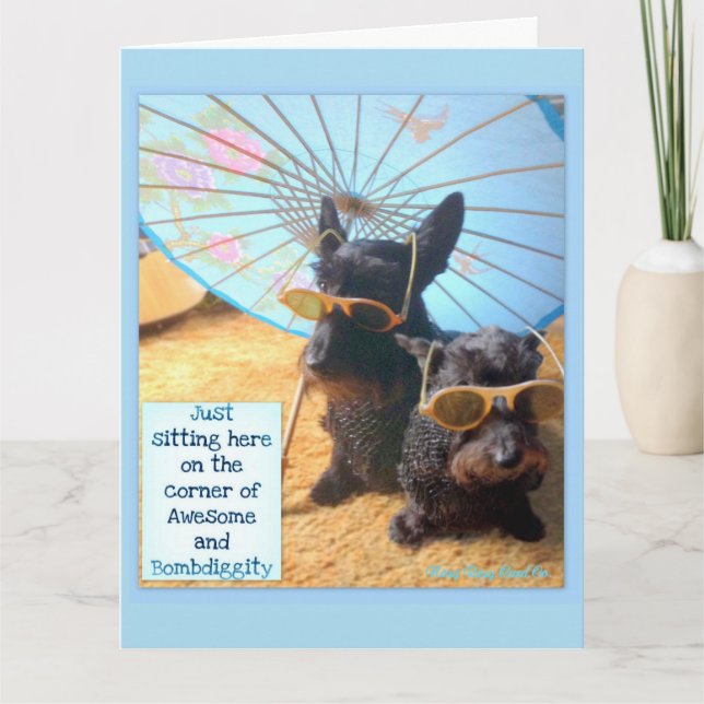 Carte Awesome & Bombdiggity (Devant)