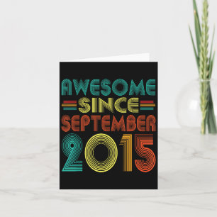 Carte Awesome Depuis Septembre 2015 Années 10ème Anniver