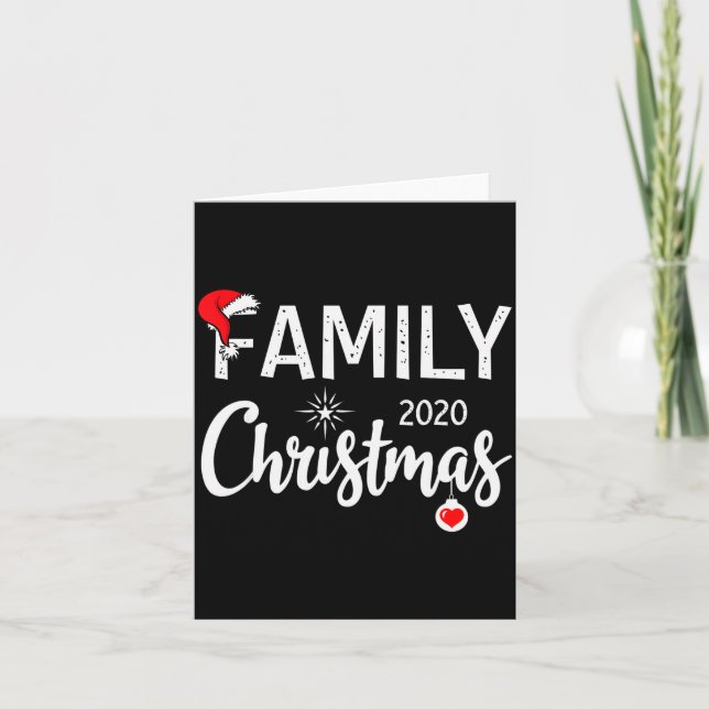 Carte Awesome Family Christmas 2020  (Devant)
